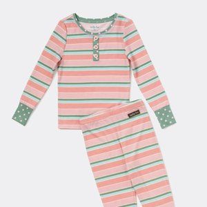 Matilda Jane Poppy Girls Multi-Striped Jammies Size 8